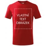 MALFINI Malfini Basic 138 dětské tričko s vlastním potiskem červená – Sleviste.cz