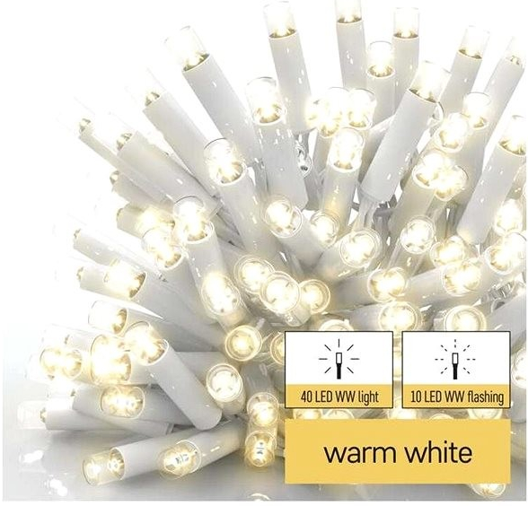 Profi LED spojovací řetěz blikající bílý – rampouchy, 3 m, venkovní, teplá  bílá od 349 Kč - Heureka.cz