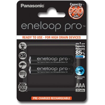 Panasonic Eneloop PRO AAA 2ks 4HCDE/2BE – Hledejceny.cz