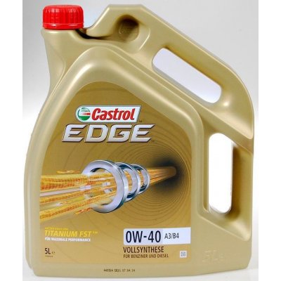 Castrol Edge Titanium FST A3/B4 0W-40 5 l – Hledejceny.cz