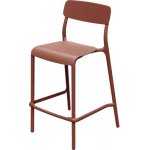 Zahradní barová židle Ferne plastová červená 98,5 x 54,5 x 37 cm FRIK5510-7600C – Hledejceny.cz