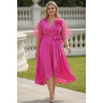 Bosca Fashion šaty Aurora Glossy fuchsiové – Hledejceny.cz