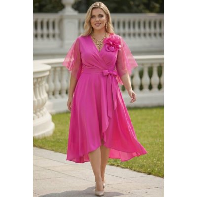 Bosca Fashion šaty Aurora Glossy fuchsiové – Hledejceny.cz