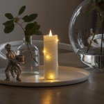 Konstsmide LED vosková svíčka bílá Barva světla teplá bílá 12,7 cm 1824-190 – Hledejceny.cz