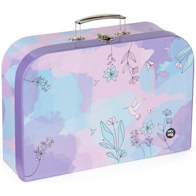 Oxybag Kufřík lamino Kolibřík fialový 34 cm – Sleviste.cz