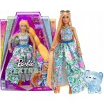 Barbie Extra Módní Květinový look – Hledejceny.cz