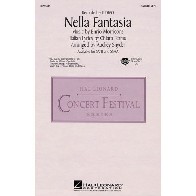 Nella Fantasia In my Fantasy noty pro sbor SATB a klavír 1027978