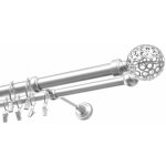 Garnyze-levneCZ Garnýže Koule Azur dvouřadá satyna komplet 25/16 mm 400 cm – Hledejceny.cz