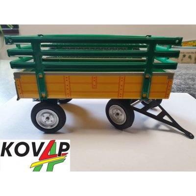 KOVAP Přívěs traktorový vysoké bočnice žlutý 0404 – Zboží Dáma