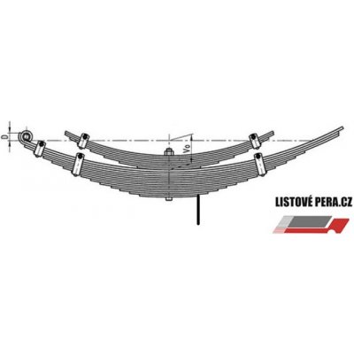 LISTOVÉ PERO LIAZ ZADNÍ 8+6 LISTŮ – Zboží Mobilmania