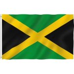 Jamajská vlajka Anley Fly Breeze 3x5 stop - živé barvy a odolná vůči UV záření - plátěná hlavička a – Zboží Dáma
