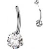 Piercing Šperky4U Push In piercingu do pupíku titan TIT1273-C