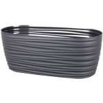 Truhlík SAHARA PETIT plastový matný antracitový 27 cm – Zboží Dáma