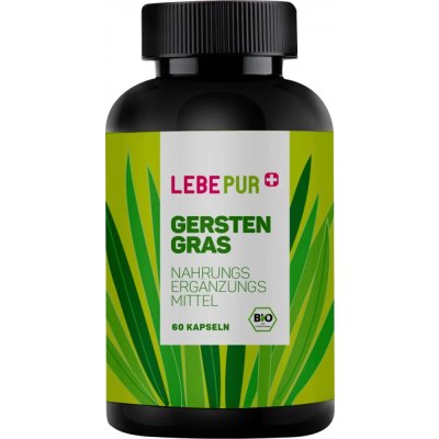 Lebepur Ječmenná tráva kapsle 60 ks 37 g bio BIO VEGAN – Hledejceny.cz