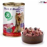 JK Animals Duck & Blueberry Premium Paté with Chunks superprémiová masová 400 g – Zbozi.Blesk.cz
