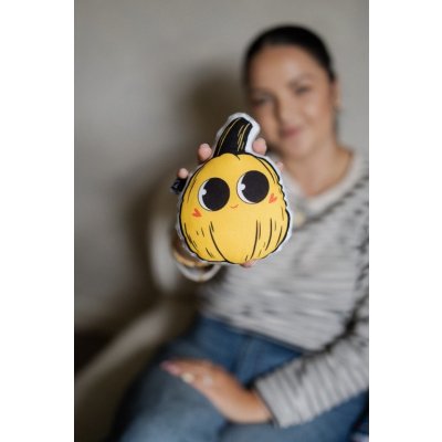 Černá na bílé Kontrastní chrastítko Dýně DO RUČIČKY – Sleviste.cz