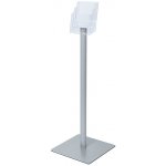 Jansen Display Stojan na letáky formátu A5, 3 kapsy, ocelová základna, 330 x 1045 mm – Zboží Živě