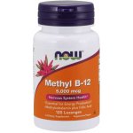 Now Methyl B-12 with Folic Acid Vitamín B12 + Kyselina Listová 5000 mcg 120 pastilek – Hledejceny.cz