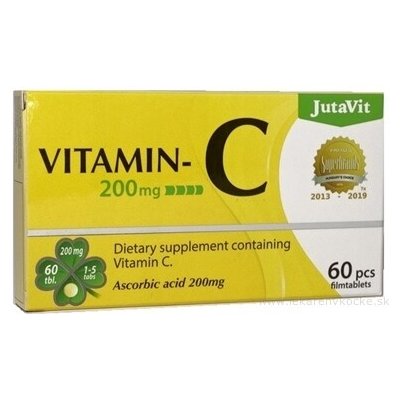 JutaVit Vitamin C 200 mg 60 ks – Hledejceny.cz