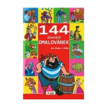 144 úžasných omalovánek