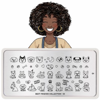 Image destička MoYou Best Friend 01 – Zboží Dáma