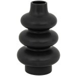 Atmosphera Černá keramická váza CLOTHILDE, výška 25 cm – Zboží Dáma