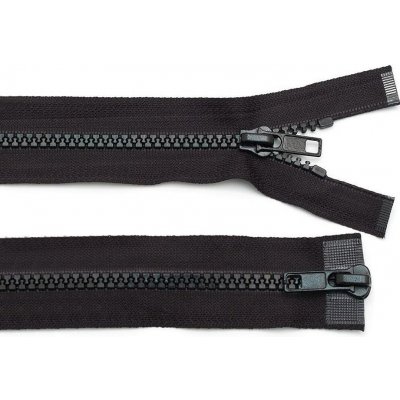 Prima-obchod Zip kostěný No 5 dělitelný 2 jezdce 120 cm bundový, barva Černá – Sleviste.cz