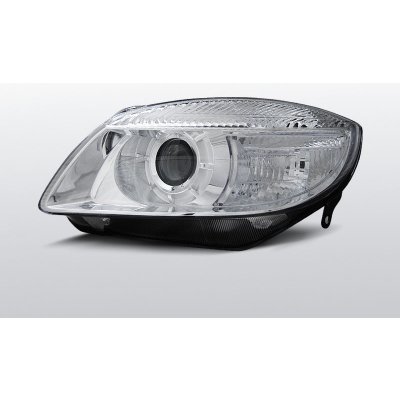 TUNING-TEC, Přední světla, Škoda Fabia II 2007-2010, ROOMSTER 2006-2010, CHROM – Hledejceny.cz