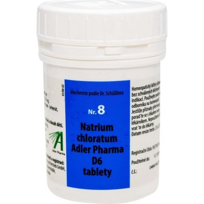 Adler Pharma Nr.8 Natrium chloratum D6 400 tablet – Hledejceny.cz
