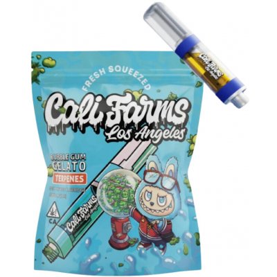 califarms THC-X Vape náplň s terpeny 1 ml Bubble Gum Gelato – Zboží Dáma