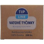Tip Line vat tyčinky Bambus 200 ks – Hledejceny.cz