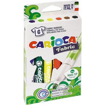 CARIOCA fixy na textil 6 ks