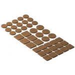 Walteco Sada filcových podložek, samolepící, hnědá, 42 ks, 85054 – Sleviste.cz