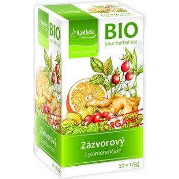 Mediate BIO Zázvorový čaj s pomerančem 20 x 1,5 g