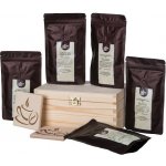 ČistéDřevo Dárková dřevěná krabička - Kávy z různých koutů světa – Hledejceny.cz