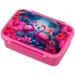 Baagl Presco Box na svačinu s přihrádkami Flamingo – Zboží Dáma
