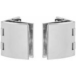 Onpira Závěs / panty na skleněné dveře (vrtané) [2ks] Povrchová úprava: Leštěný (vysoký lesk) – Sleviste.cz