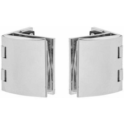 Onpira Závěs / panty na skleněné dveře (vrtané) [2ks] Povrchová úprava: Leštěný (vysoký lesk) – Sleviste.cz