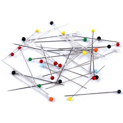 Špendlíky se skleněnou hlavičkou na patchwork délka 38 mm Varianta: mix, Balení: 1 krab. – Zboží Dáma Špendlíky se skleněnou hlavičkou na patchwork délka 38 mm Varianta: mix, Balení: 1 krab. – Zboží Dáma