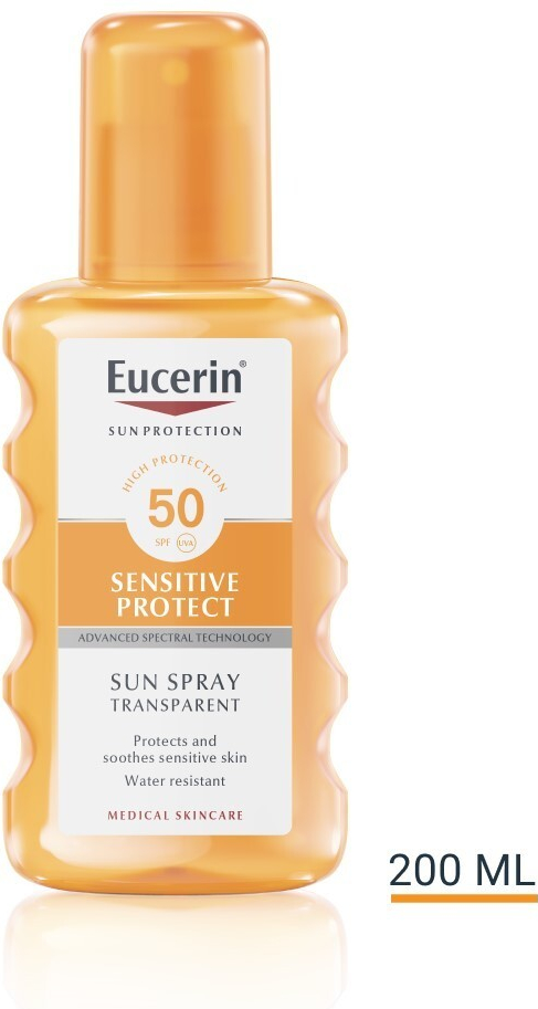 Eucerin Sun Dry Touch Oil Control ochranný sprej na opalování SPF50+ 200 ml