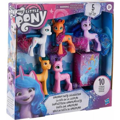 Hasbro MLP My Little Pony Jednorožčí párty oslava 5 poníků – Zboží Mobilmania