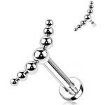 Šperky4U piercing do brady ucha titan TIT1134-1206 – Zboží Mobilmania