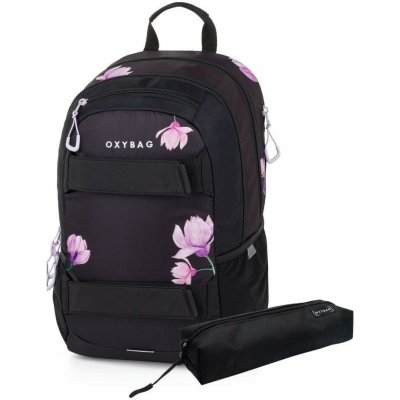 Oxybag Studentský batoh + etue OXY Sport Flowers – Sleviste.cz