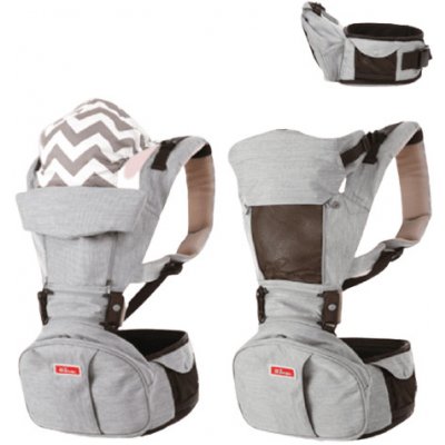 Sinbii Premium Hipseat S-Fit Set Silver šedá color