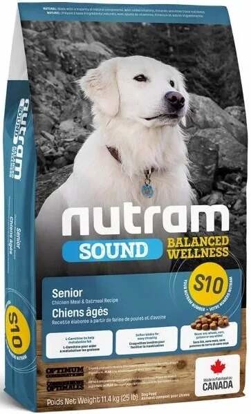 S10 Nutram Sound Senior Dog 2 x 11,4 kg