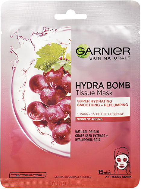 Garnier Moisture & Aqua Bomb Skin Tissue Superhydrating Mask 32 g od 43 Kč  - Heureka.cz