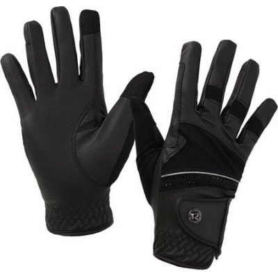 QHP Jezdecké letní rukavice Aubree černé – Zbozi.Blesk.cz