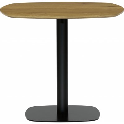 Autronic DT-X7117 OAK Stůl jídelní deska MDF dekor dub černý kov – Sleviste.cz