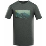 Alpine Pro Goraf 2 pánské melírované triko z recyklovaného materiálu – Sleviste.cz