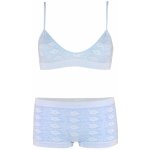 Olga Fitness souprava spodní prádlo 5645 světle modrá – Zboží Mobilmania